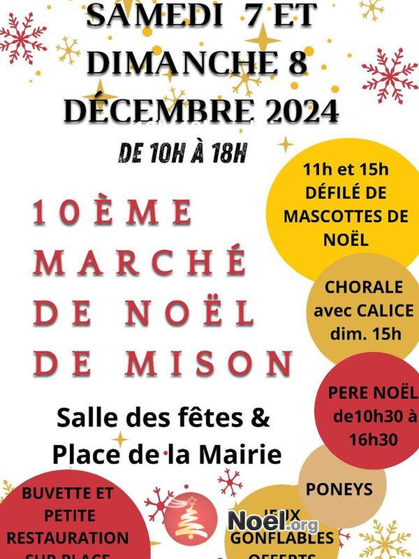 10ème marché de noël de Mison