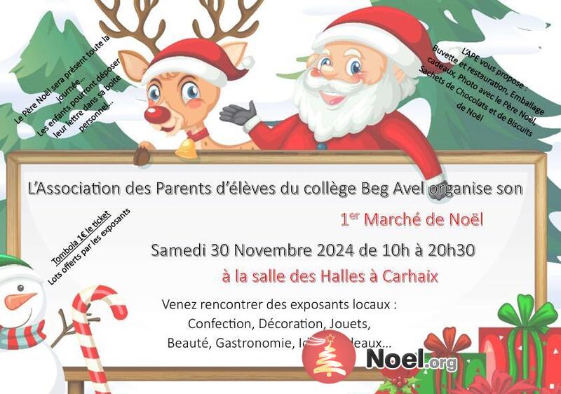 1er Marché de Noël de l'APE du Collège Beg Avel