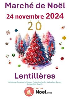 20ème marché de Noël traditionnel à Lentillères (07200)