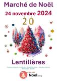 20ème marché de Noël traditionnel à Lentillères (07200)