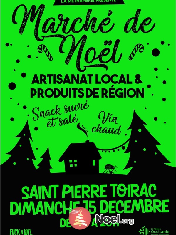 4eme marché de Noël organisé par l'association la Méthanerie