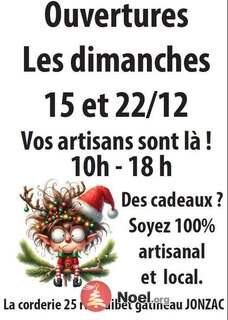 Photo du marché de Noël Ateliers et boutiques artisans, portes ouvertes de NOEL