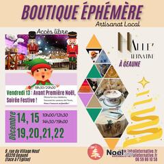 Photo du marché de Noël Boutique ephemere d'artisanat local