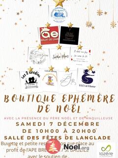 Photo du marché de Noël Boutique Ephémère de Noel