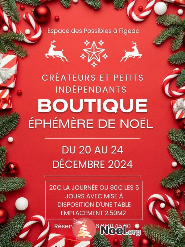 Boutique Éphémère de Noël