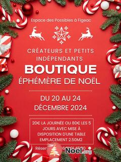 Photo du marché de Noël Boutique Éphémère de Noël