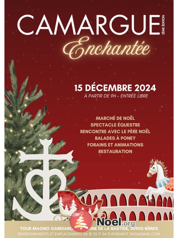 Camargue enchantée, marché de Noël à Nîmes