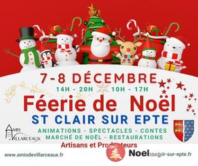 Photo du marché de Noël Féerie de Noël de St Clair sur Epte