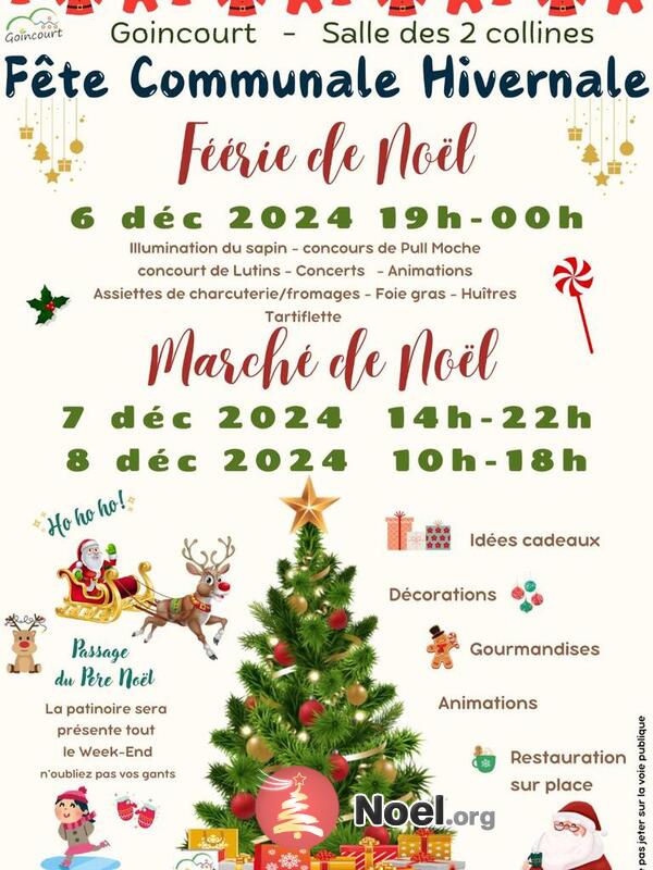 Fête Communale Hivernale : Fééries et Marché de Noël