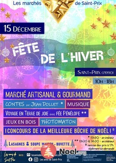 Photo du marché de Noël Fête de l'hiver