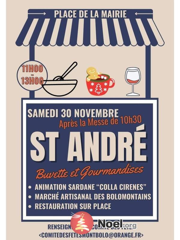 Fête de la Saint-André avec marché de Noël