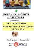 Photo foire aux santons, créchistes et créateurs artisanaux à Loriol-sur-Drôme