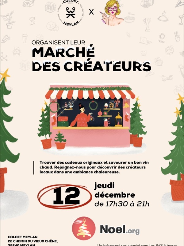 L'AFTERWORK DE NOËL avec le Marché des Créateurs