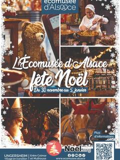 Photo du marché de Noël L'Écomusée d'Alsace fête Noël