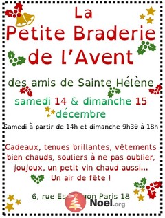 Photo du marché de Noël La Petite Braderie de l'Avent des Amis de Ste Hélène