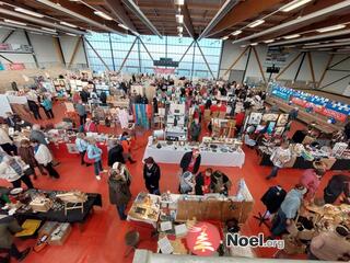 Photo du marché de Noël marché artisanal