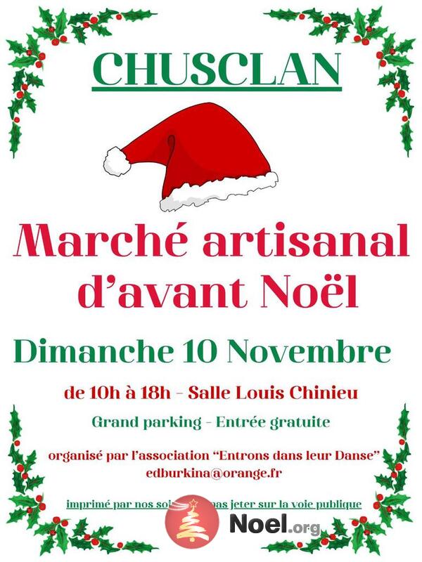 marché artisanal d'avant noël