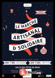 Photo du marché de Noël Marché artisanal et solidaire de Noël de Brax