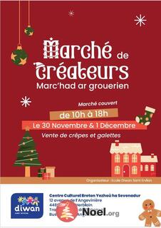 Photo du marché de Noël Marché de créateurs Diwan Saint Herblain