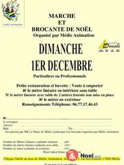 Marche et brocante de noel