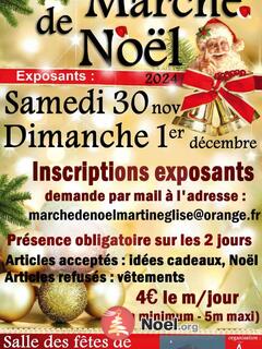 Marché de Noël 2024 de Martin-Eglise