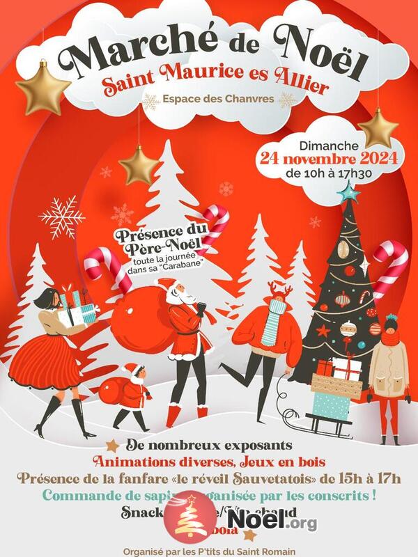 Marché de Noël 2024 de St Maurice es Allier (63)