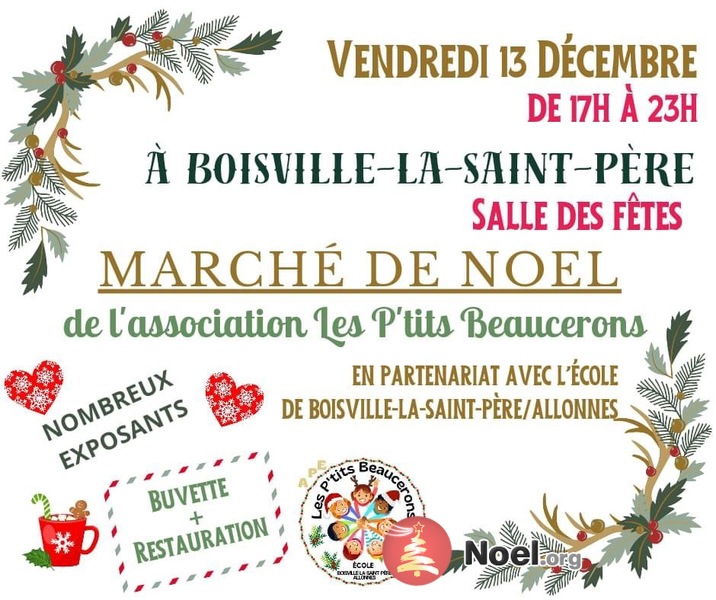 Marché de Noël ape les p’tits beaucerons