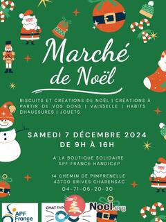 Photo du marché de Noël Marché de Noel APF France handicap