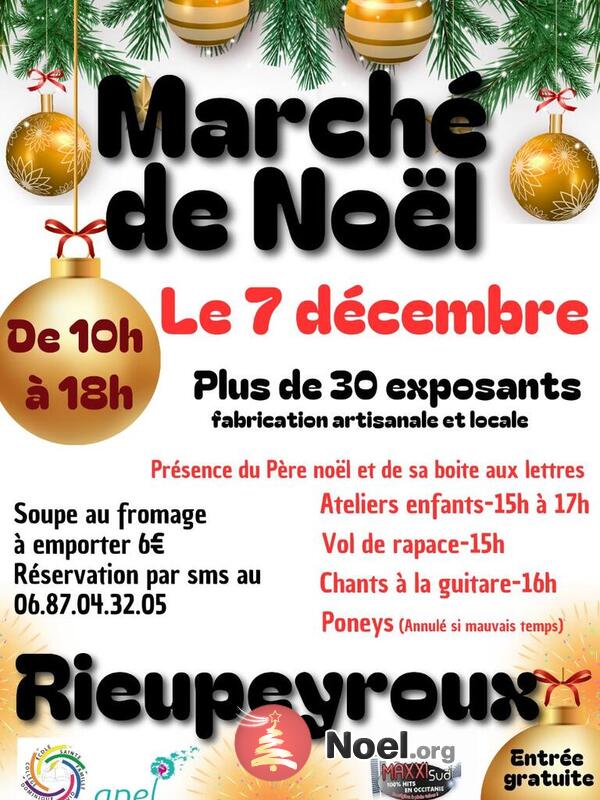 Marché de Noël artisanal et gourmand