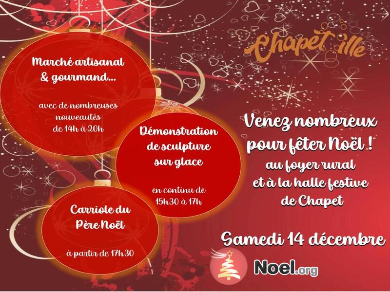 Marché de Noël artisanal et gourmand de Chapet