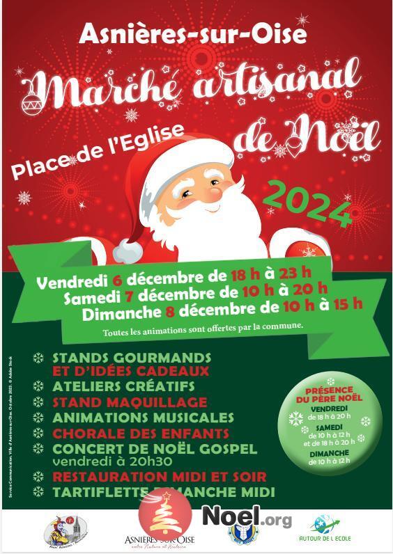 Marché de Noel Asnieres sur Oise