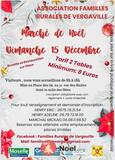 Marché de Noël association Familles Rurales