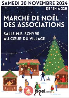 Photo du marché de Noël Marché de Noël des associations