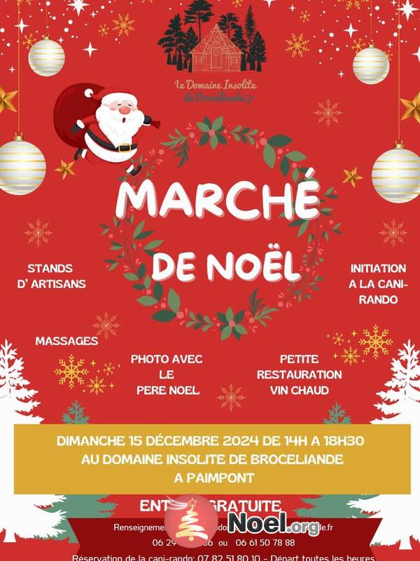 Marché de Noël au Domaine Insolite de Brocéliande