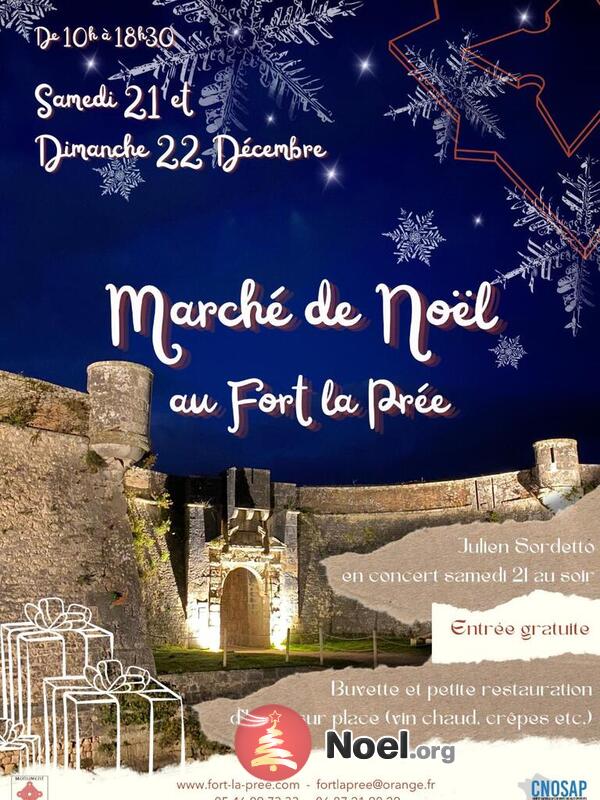 Marché de Noël au Fort la Prée