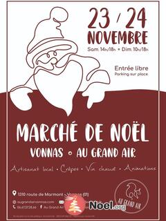 Photo du marché de Noël Marché de noël Au Grand Air (Vonnas)