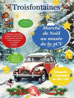 Photo du marché de Noël Marché de Noël au musée de la 2CV