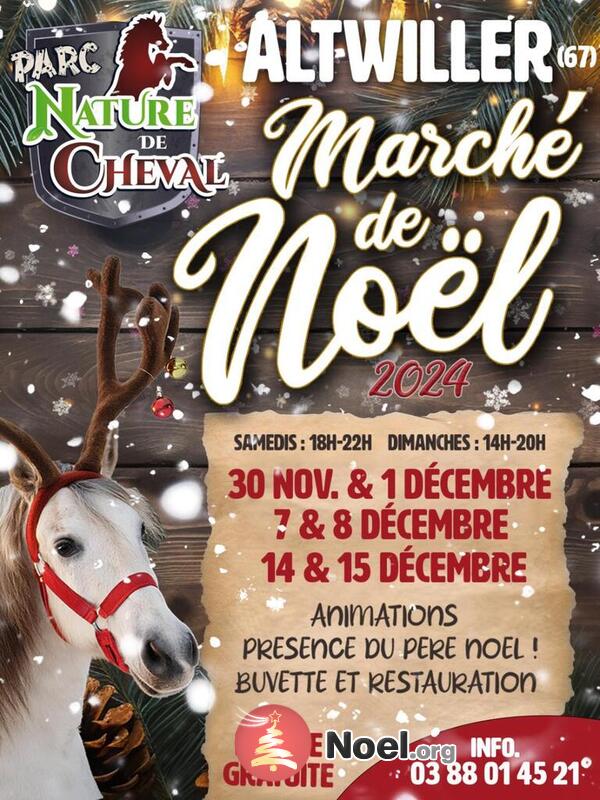 Marché de Noël au Parc Nature de Cheval