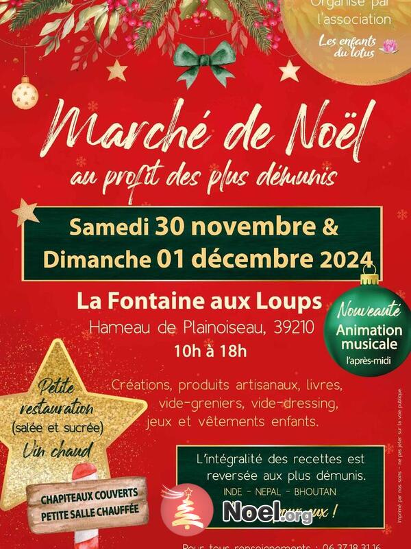 Marché de Noël au profit des plus démunis