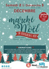 Marche de noel en beaujolais vert