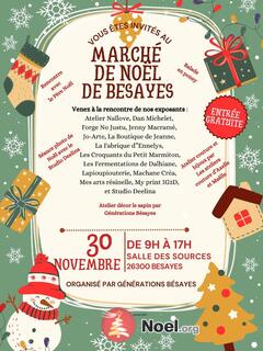 Photo du marché de Noël Marché de Noël à Bésayes