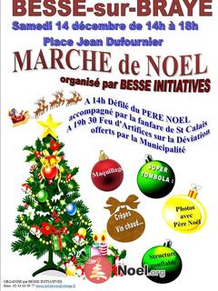 Photo du marché de Noël Marche de noel à besse sur braye