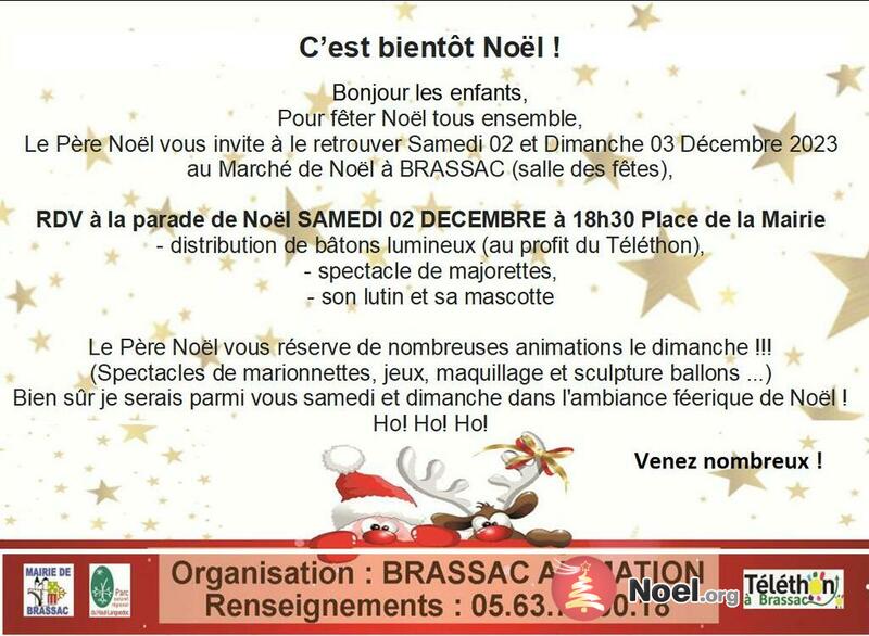 Marche de Noël Brassac 81260