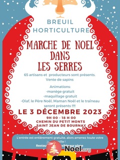 Marché de Noël breuil horticulture