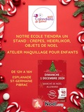 Marché de Noël caritatif allemand-Ecole Calandreta de Bocòna