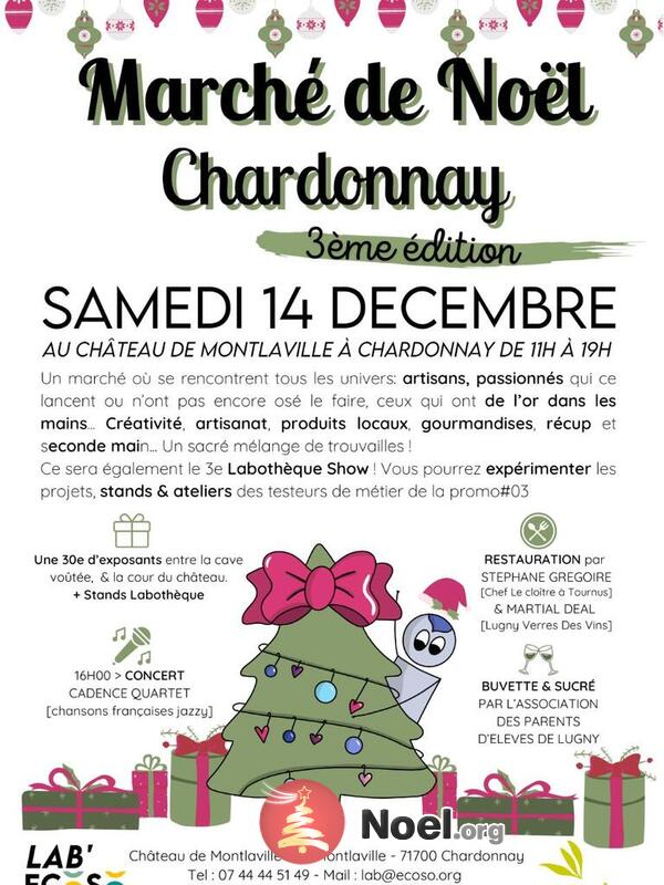 Marché de Noël à Chardonnay