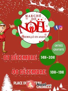 Photo du marché de Noël Marché de Noël de Chemillé