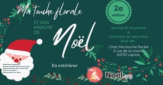 Photo du marché de Noël Marché de Noël, Chez Ma touche florale