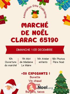 Photo du marché de Noël Marché de Noël de Clarac 65190