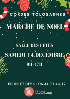 Photo du marché de Noël Marché de Noel à Cordes-Tolosannes (82)